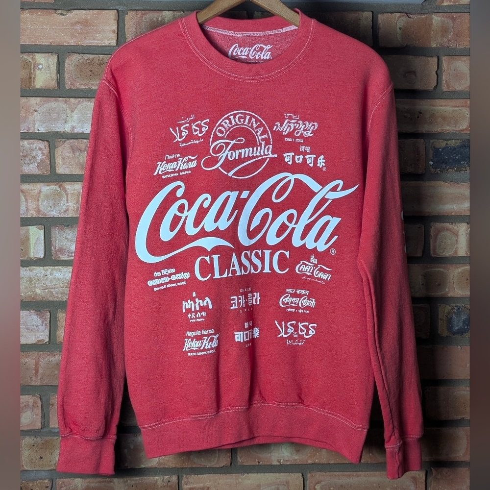 Coca Cola Classic Multilingual Sweatshirt